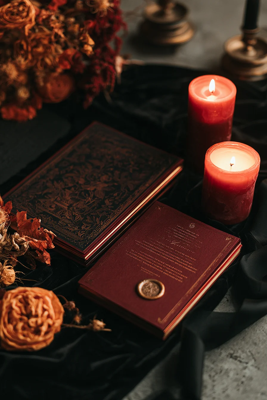 27 Dark and Dreamy Gothic Fall Wedding Ideas to Inspire You