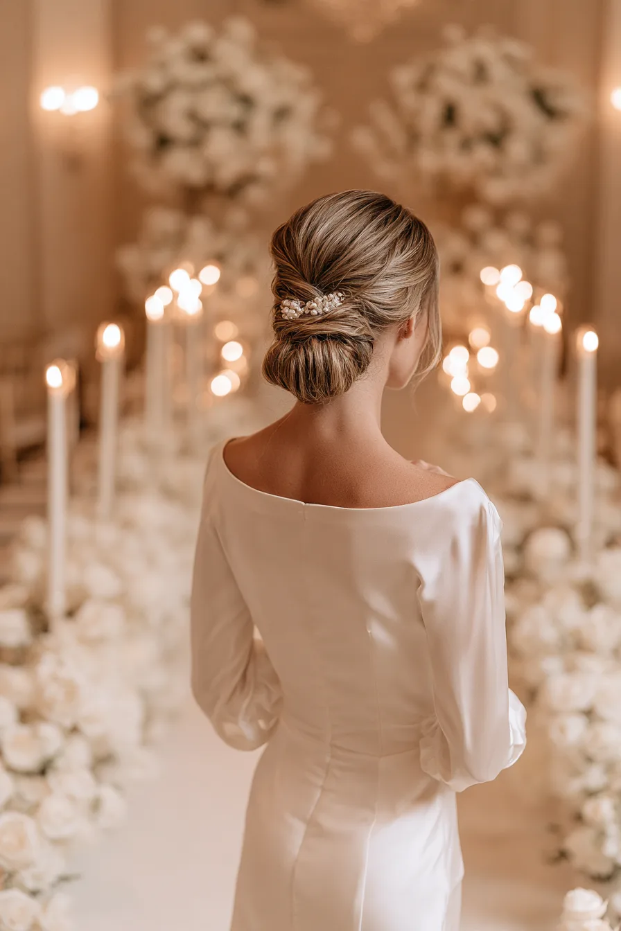 27 Gorgeous French Twist Wedding Hair Looks for an Elegant Celebration
