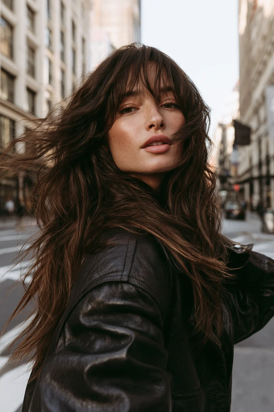 27 Beautiful Curtain Bangs With Face Framing Layers That Flatter Every Face Shape