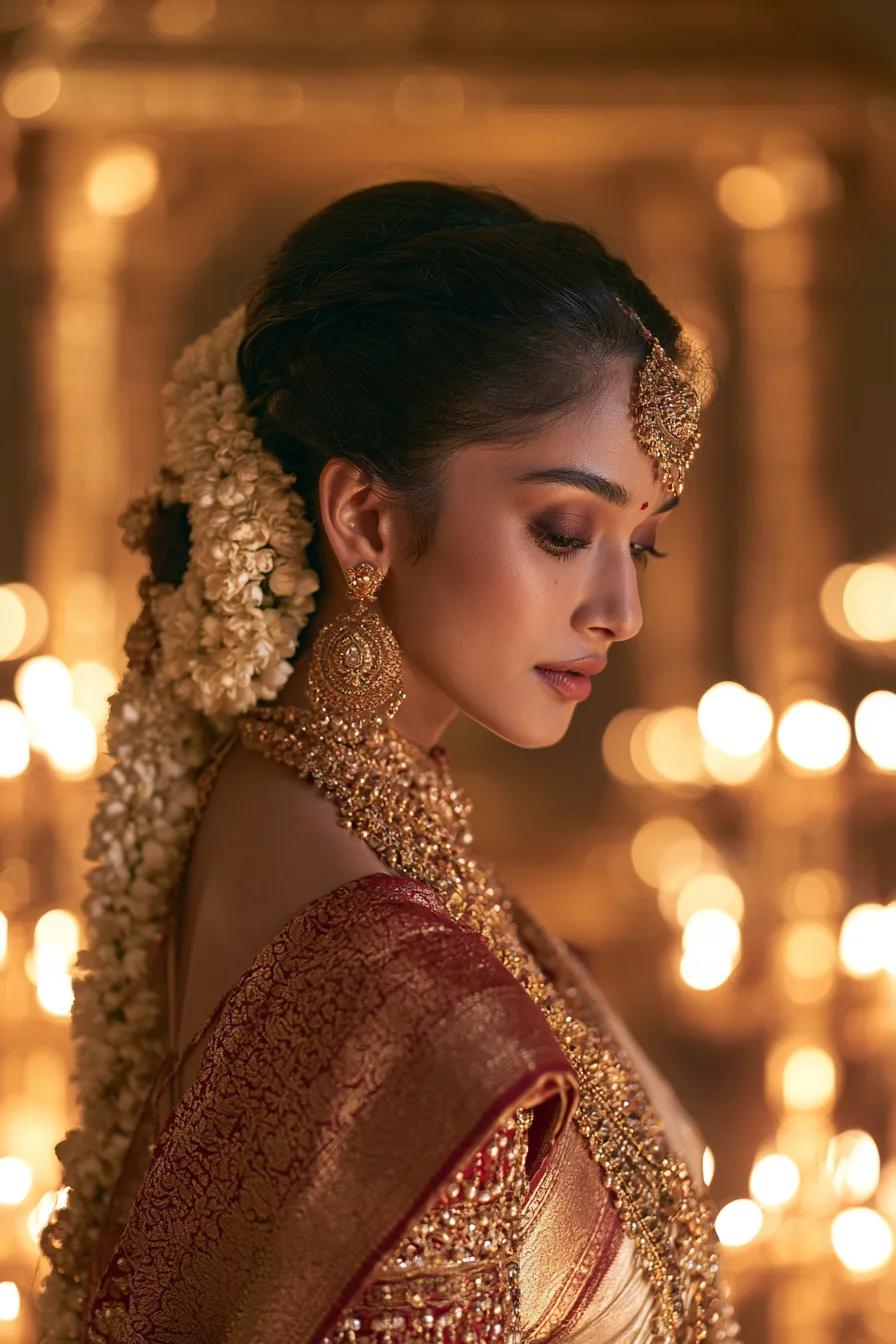 27 Stunning South Indian Wedding Hairstyles for a Beautiful Bridal Look