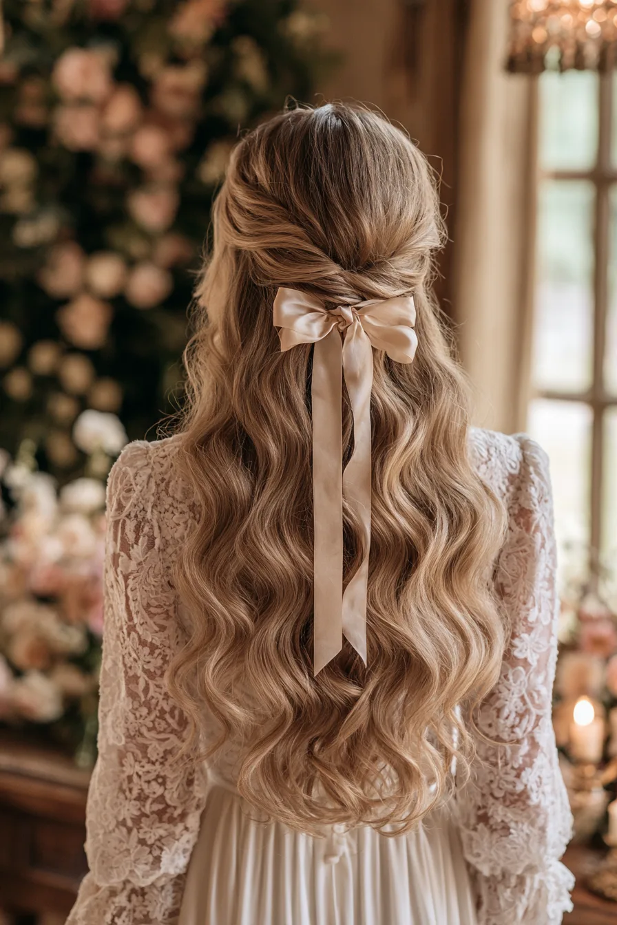 27 Gorgeous Bridal Half Up Half Down Hair Ideas for Your Dream Wedding