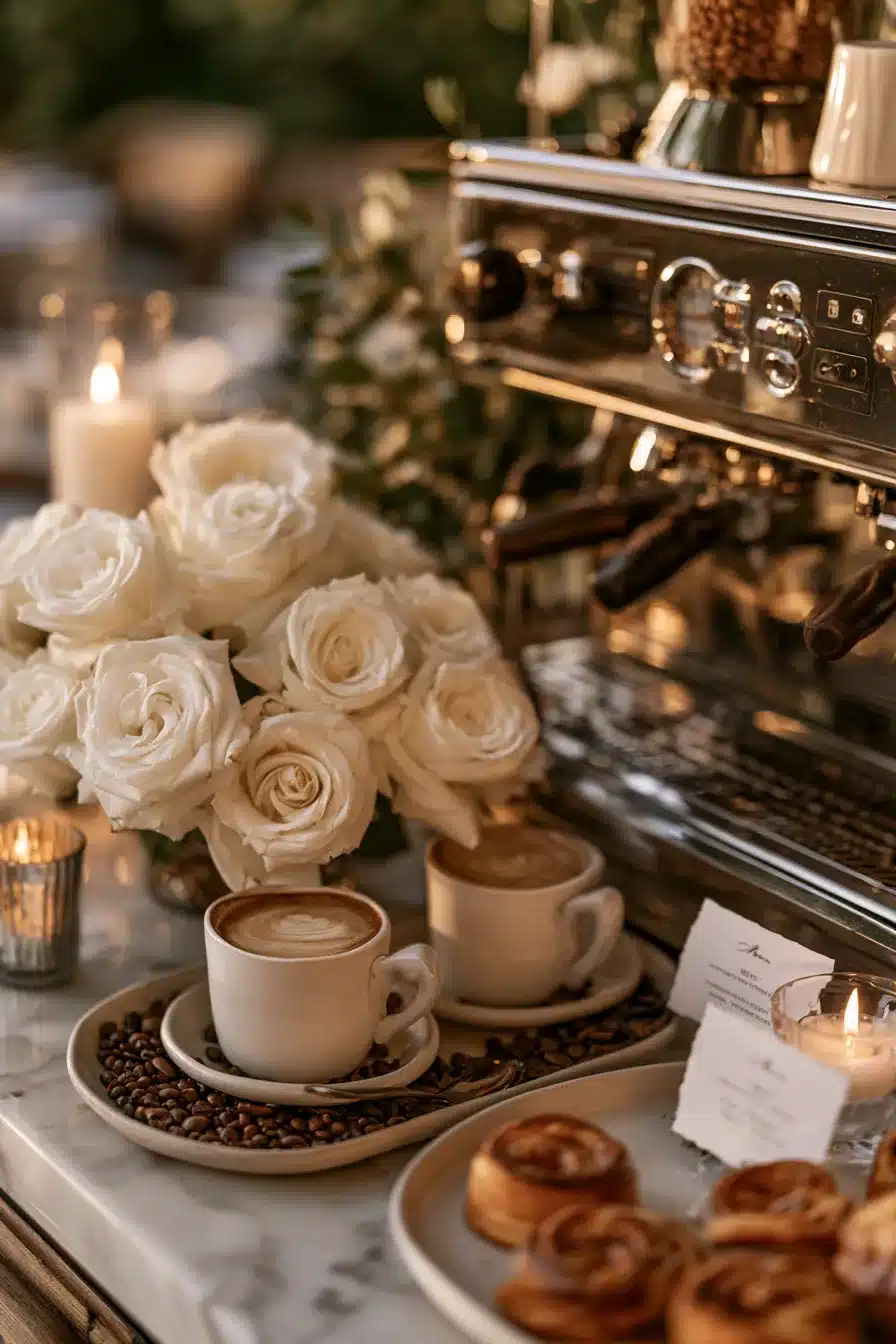 27 Wedding Coffee Bar Ideas for a Dreamy and Elegant Celebration