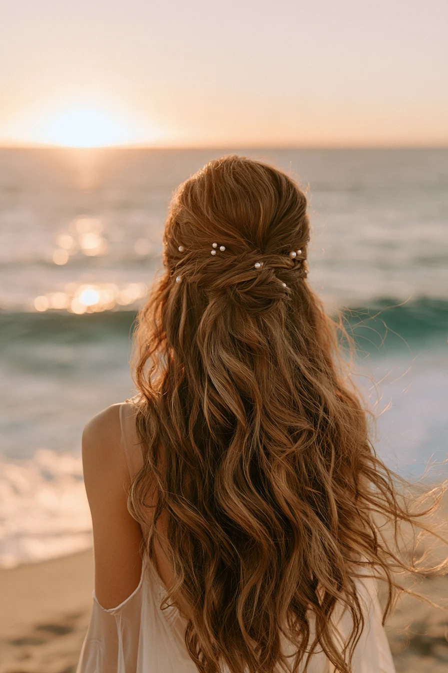 27 Gorgeous Bridal Half Up Half Down Hair Ideas for Your Dream Wedding