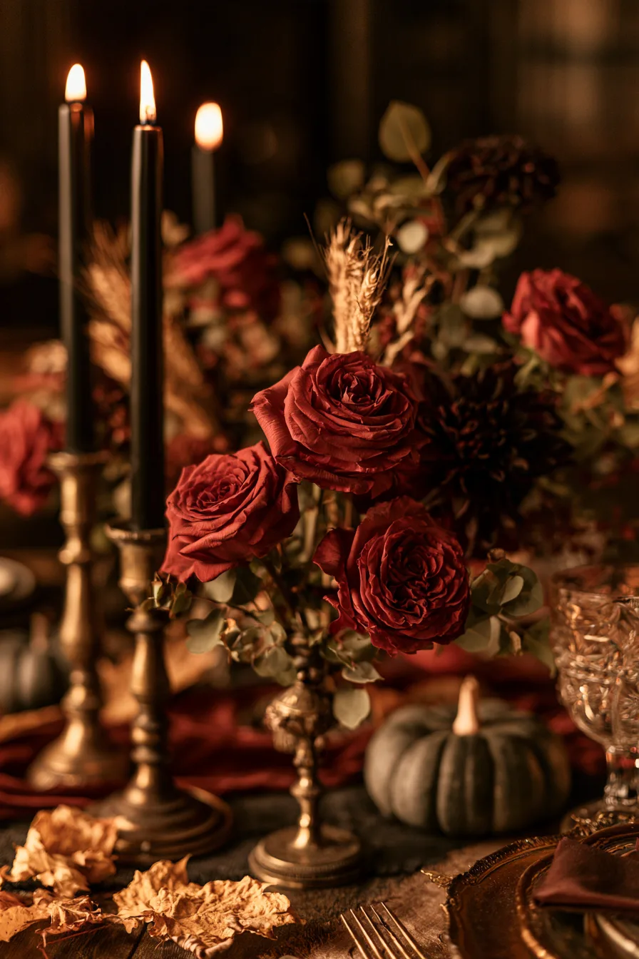 27 Dark and Dreamy Gothic Fall Wedding Ideas to Inspire You