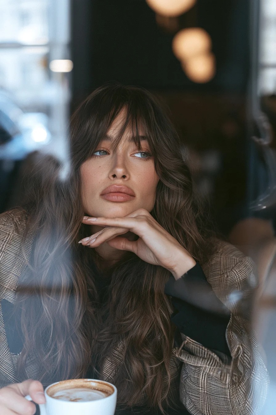 27 Beautiful Curtain Bangs With Face Framing Layers That Flatter Every Face Shape