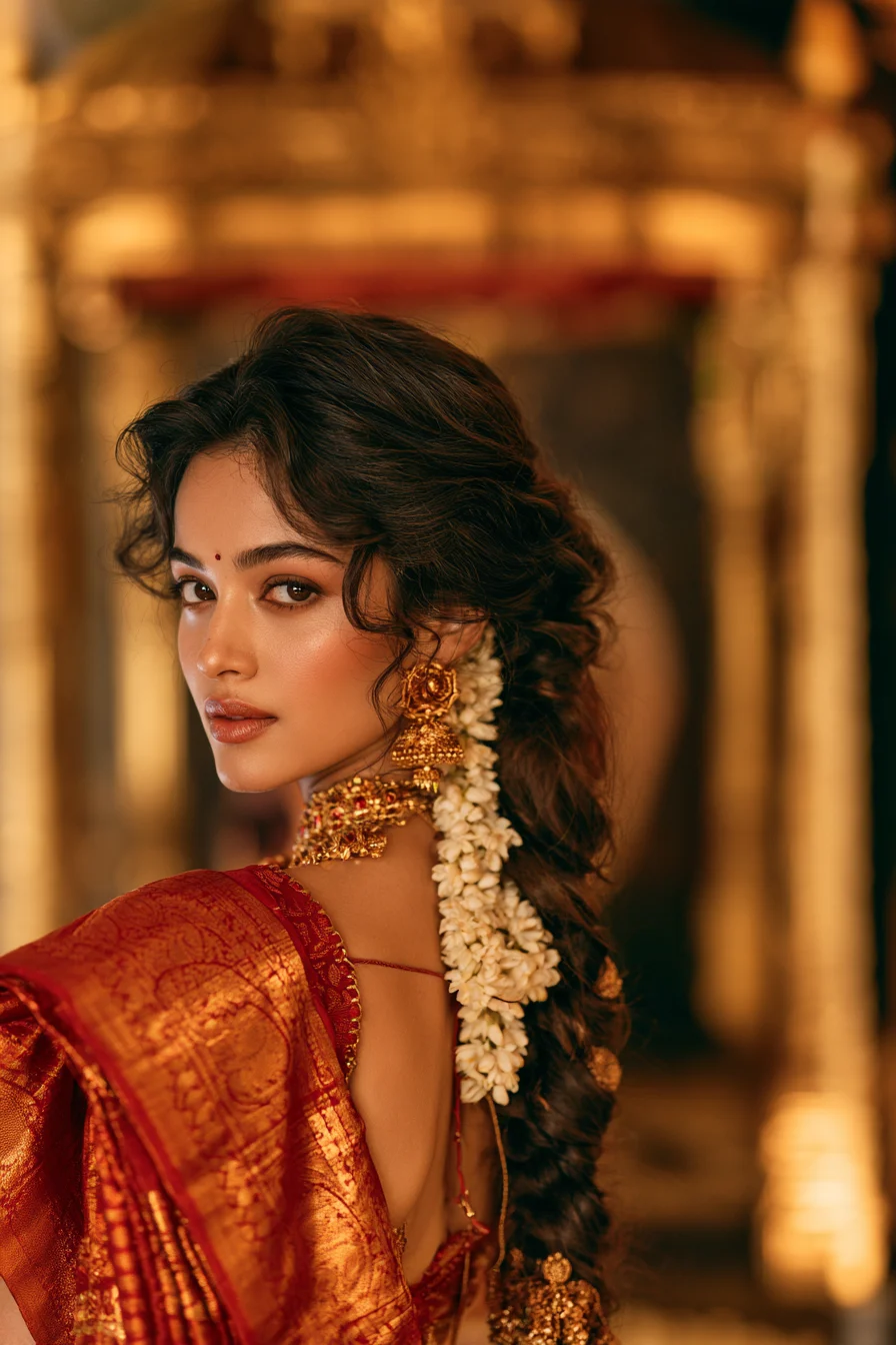 27 Stunning South Indian Wedding Hairstyles for a Beautiful Bridal Look