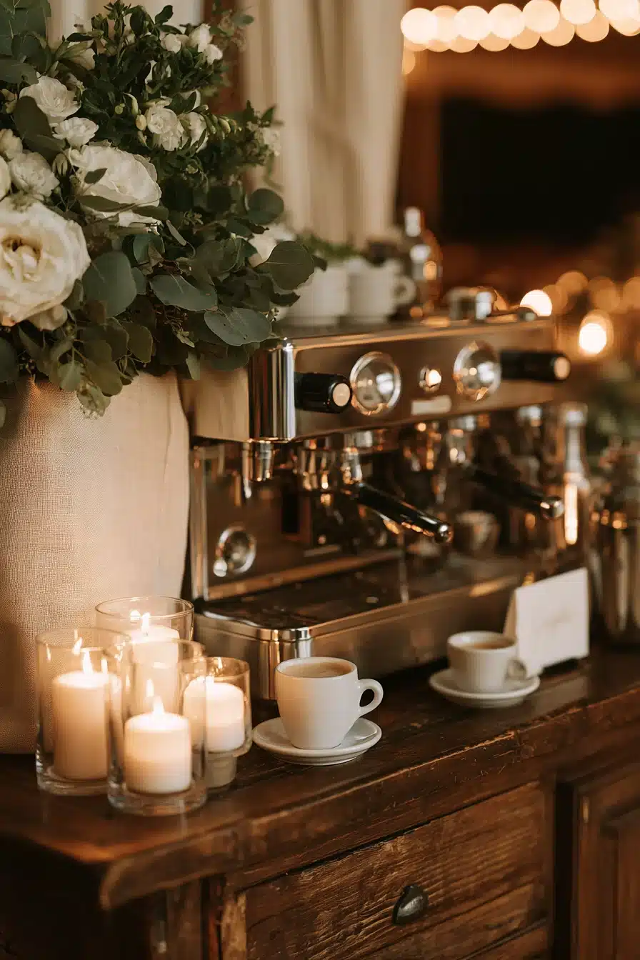 27 Wedding Coffee Bar Ideas for a Dreamy and Elegant Celebration