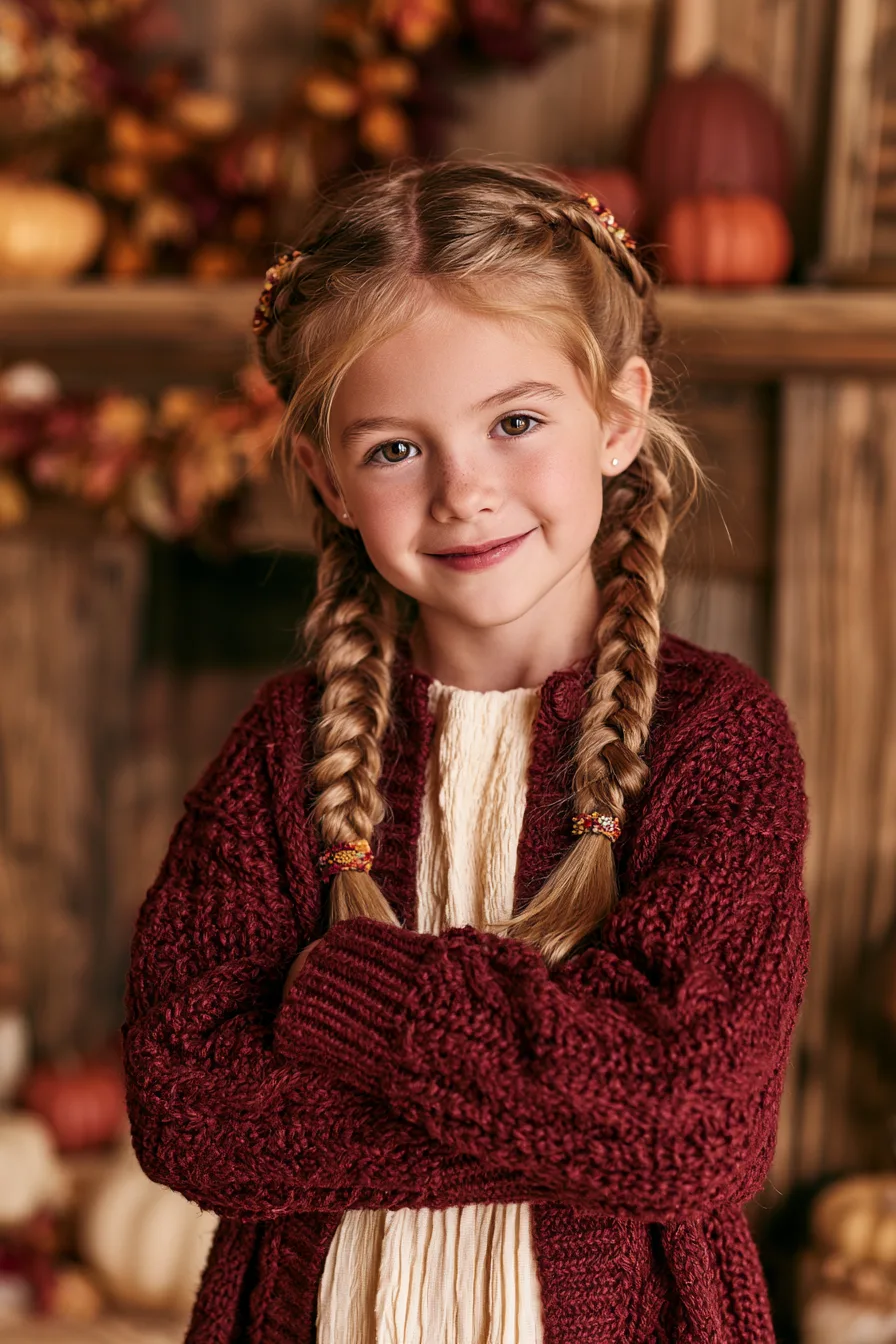 27 Thanksgiving Hairstyles for Kids That Are Cute and Festive