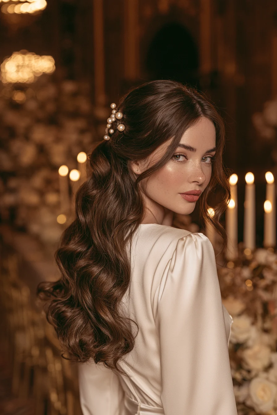 27 Pretty Wedding Hairstyles Half Up Half Down to Inspire Your Bridal Style
