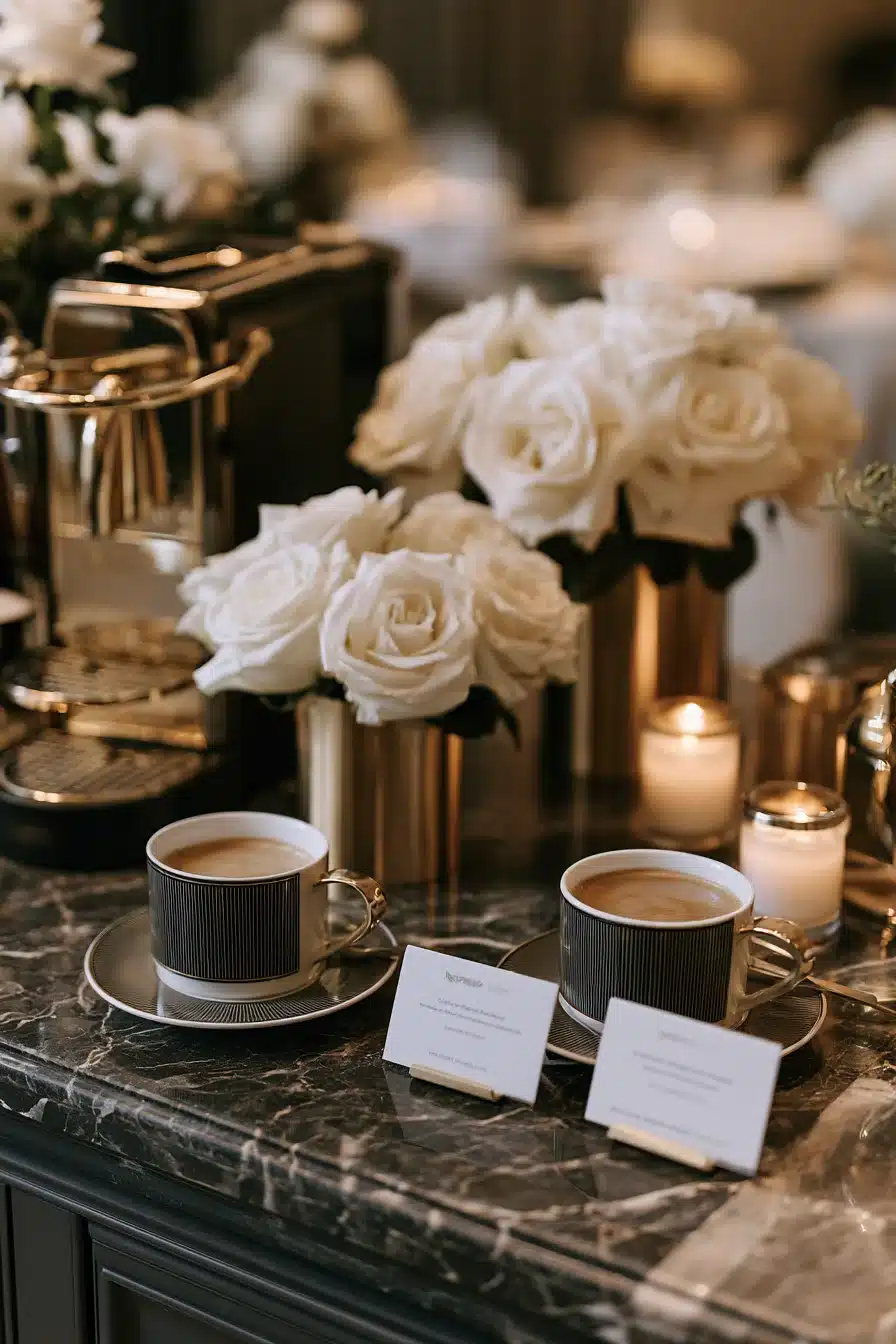 27 Wedding Coffee Bar Ideas for a Dreamy and Elegant Celebration