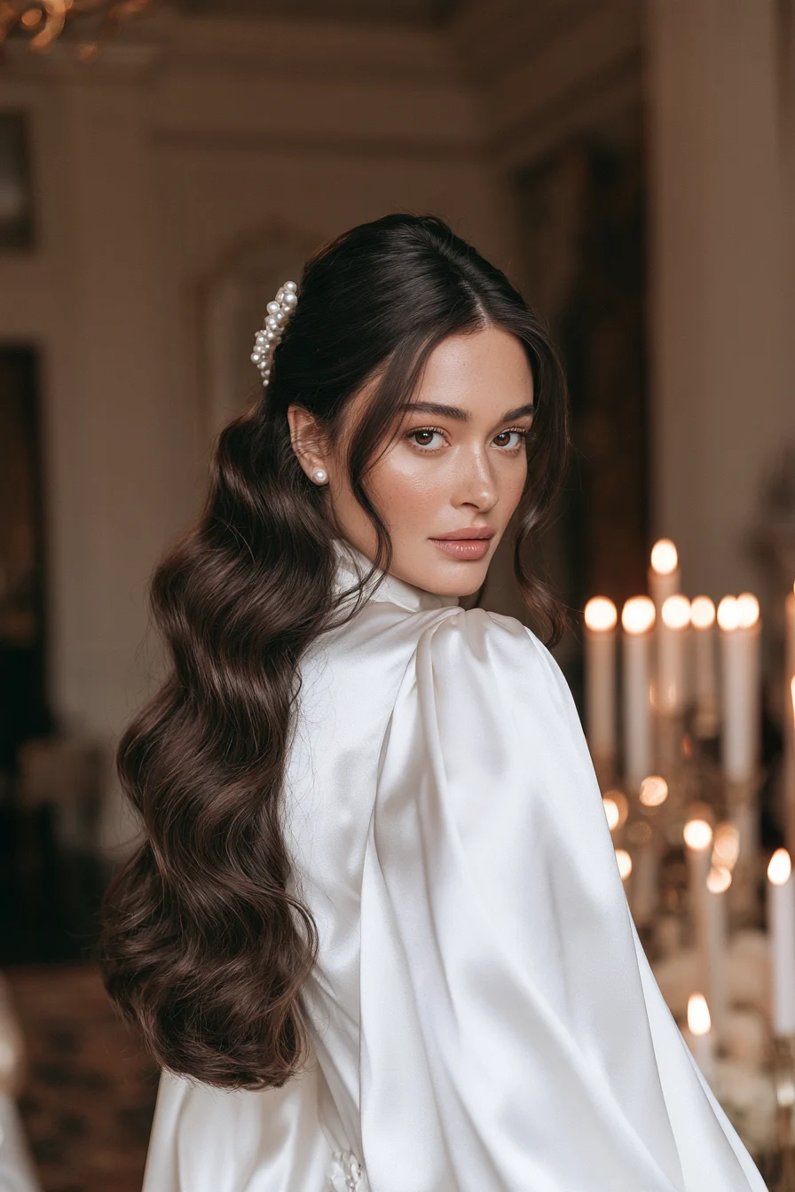 27 Gorgeous Bridal Half Up Half Down Hair Ideas for Your Dream Wedding