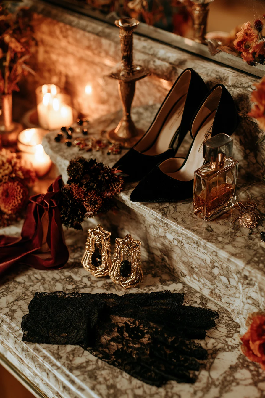 27 Dark and Dreamy Gothic Fall Wedding Ideas to Inspire You