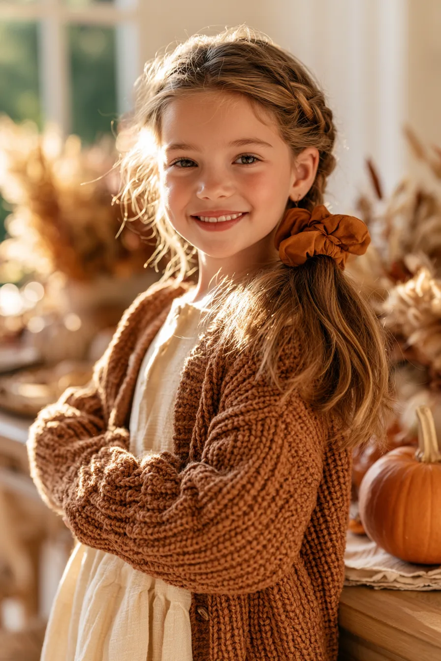 27 Thanksgiving Hairstyles for Kids That Are Cute and Festive