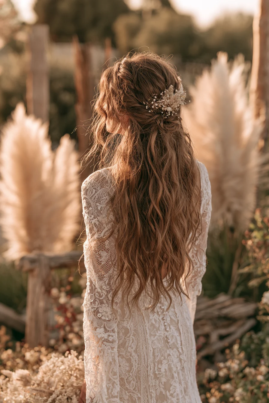 27 Gorgeous Bridal Half Up Half Down Hair Ideas for Your Dream Wedding