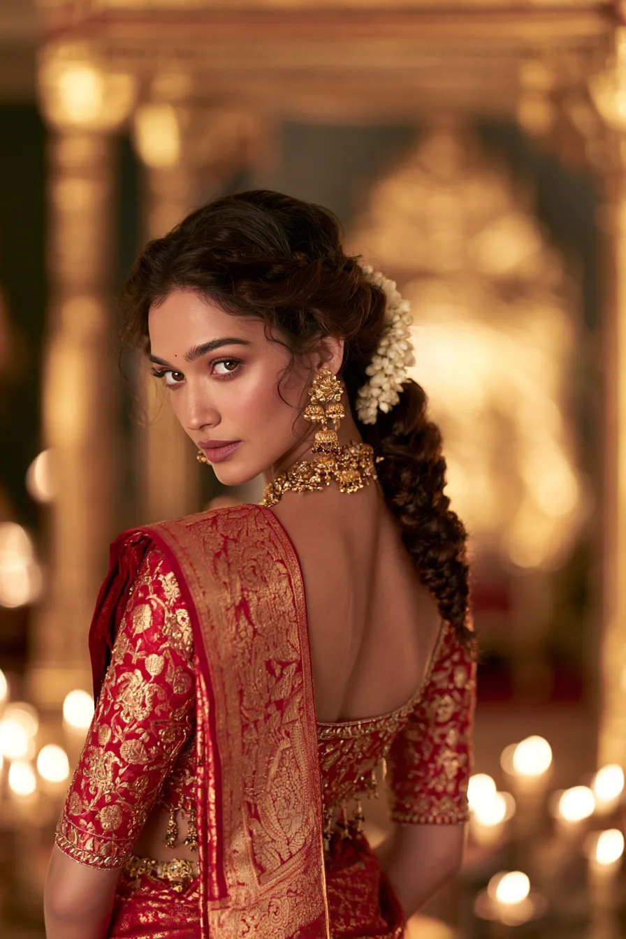 27 Stunning South Indian Wedding Hairstyles for a Beautiful Bridal Look