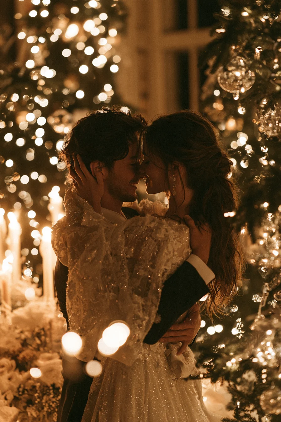 27 Magical Christmas Themed Wedding Ideas for a Dreamy Winter Celebration