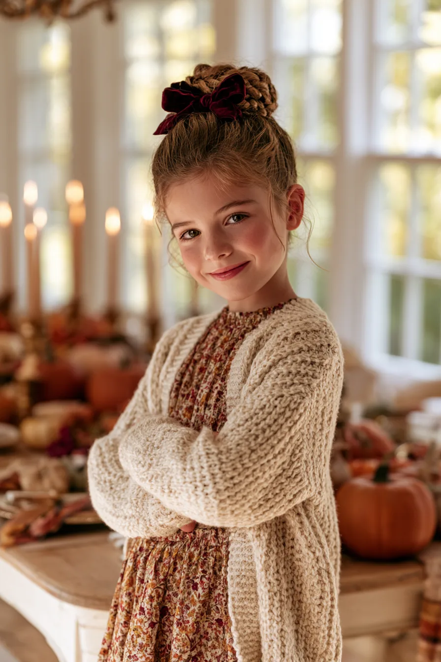 27 Thanksgiving Hairstyles for Kids That Are Cute and Festive