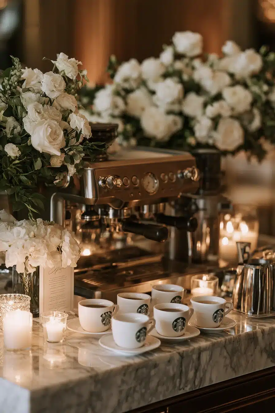 27 Wedding Coffee Bar Ideas for a Dreamy and Elegant Celebration