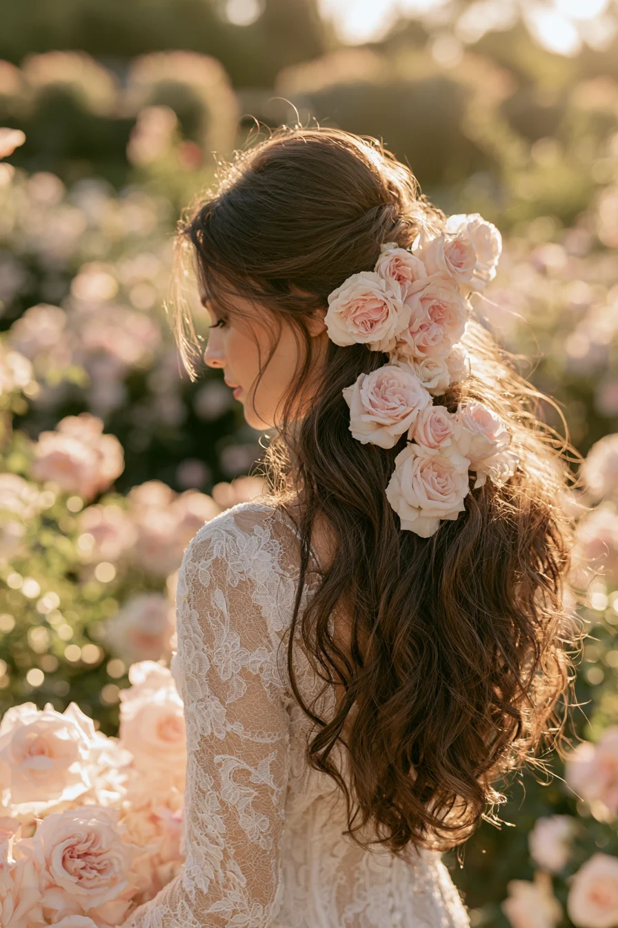 27 Gorgeous Bridal Half Up Half Down Hair Ideas for Your Dream Wedding