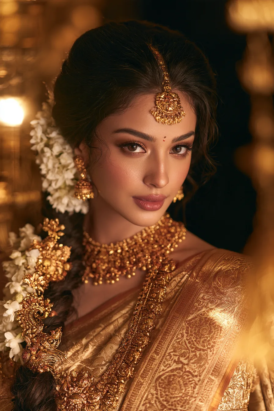 27 Stunning South Indian Wedding Hairstyles for a Beautiful Bridal Look