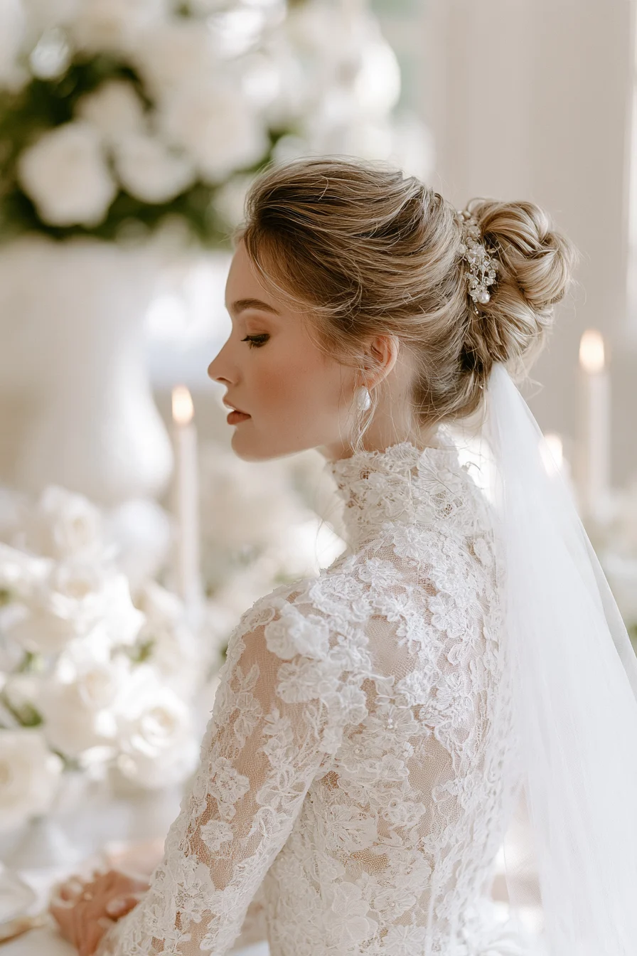 27 Gorgeous French Twist Wedding Hair Looks for an Elegant Celebration