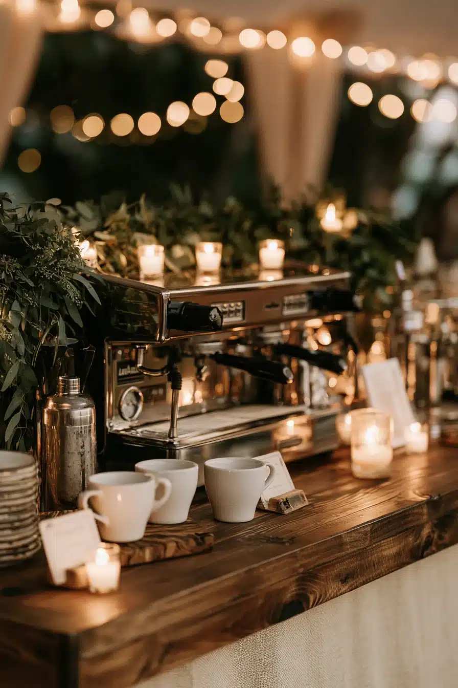 27 Wedding Coffee Bar Ideas for a Dreamy and Elegant Celebration