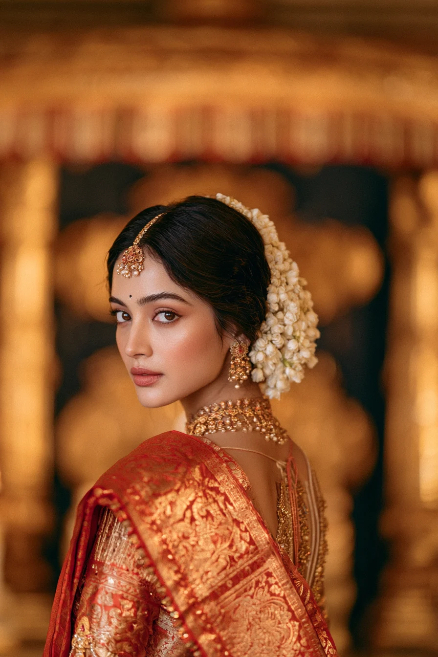 27 Stunning South Indian Wedding Hairstyles for a Beautiful Bridal Look