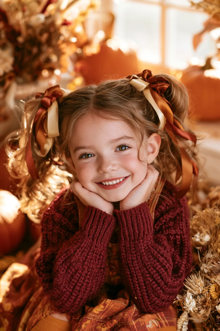27 Thanksgiving Hairstyles for Kids That Are Cute and Festive