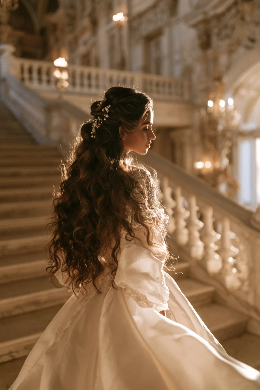 27 Gorgeous Bridal Half Up Half Down Hair Ideas for Your Dream Wedding