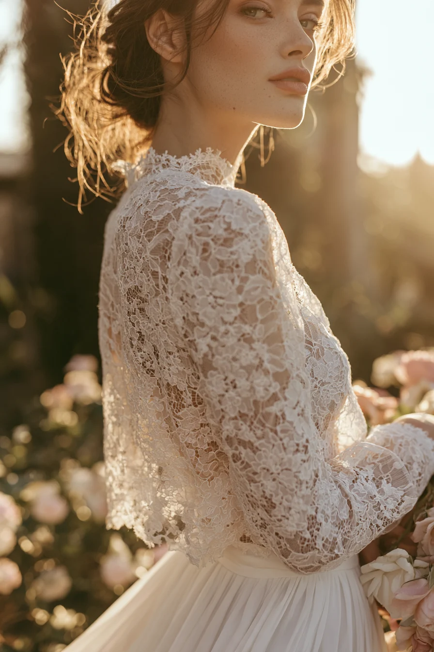 27 Stunning Bridal Separates Tops for a Modern Wedding Look