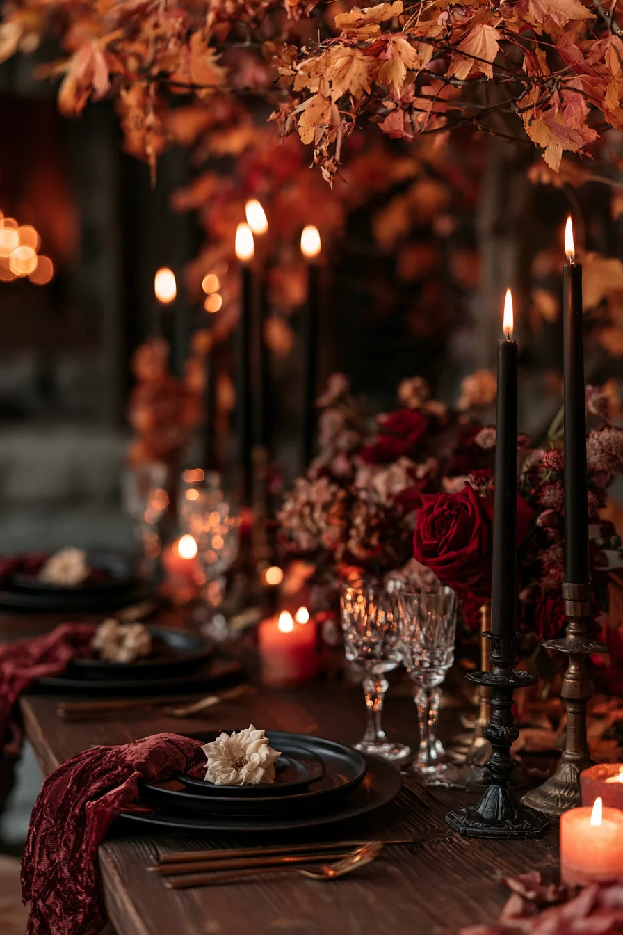 27 Dark and Dreamy Gothic Fall Wedding Ideas to Inspire You