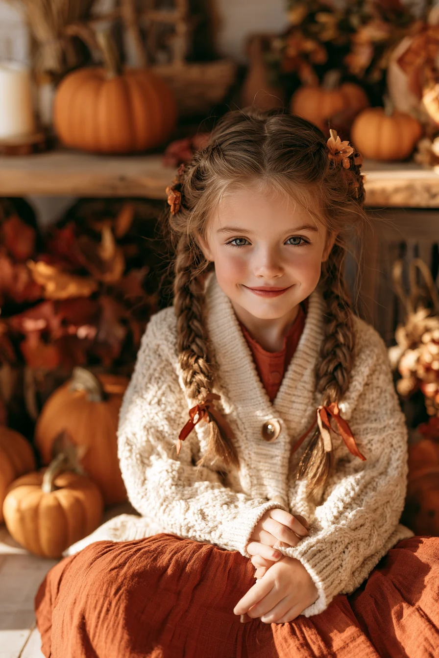 27 Thanksgiving Hairstyles for Kids That Are Cute and Festive