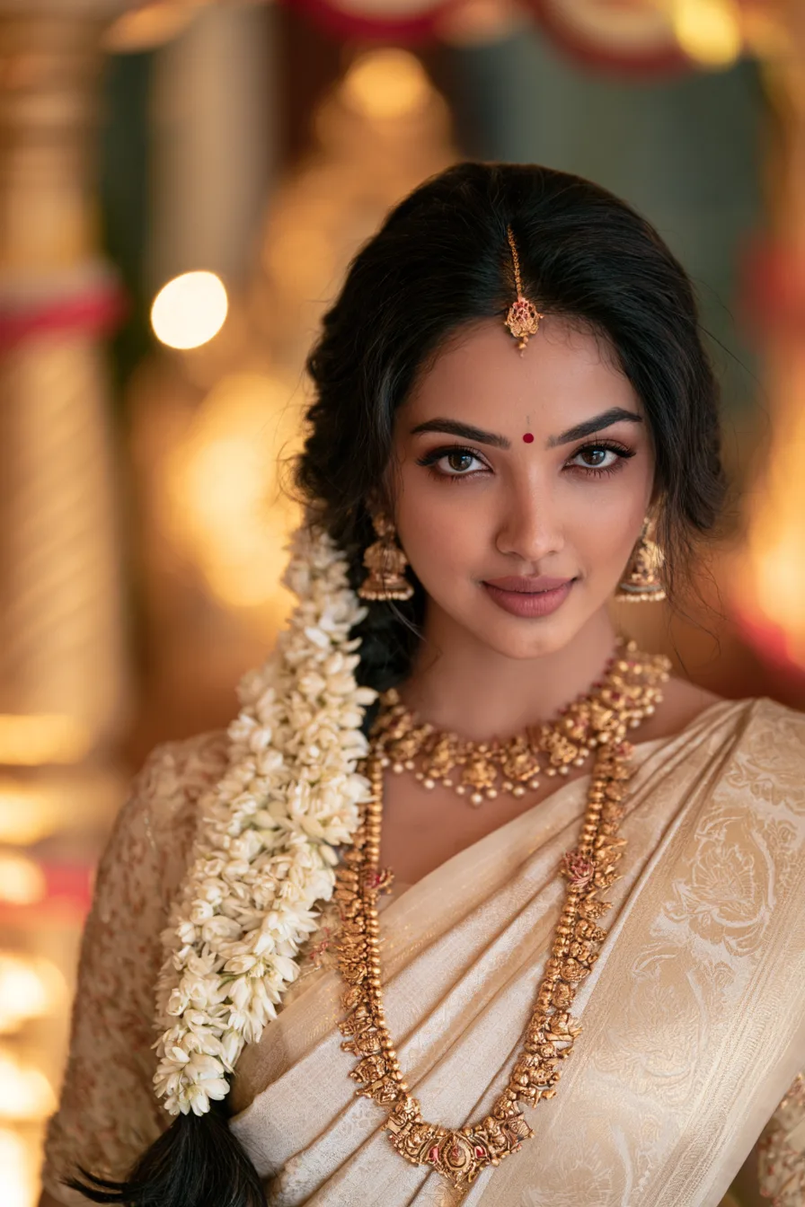 27 Stunning South Indian Wedding Hairstyles for a Beautiful Bridal Look