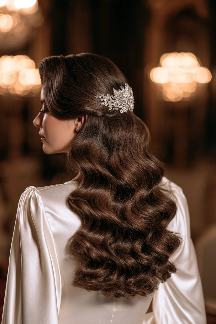 27 Gorgeous Bridal Half Up Half Down Hair Ideas for Your Dream Wedding