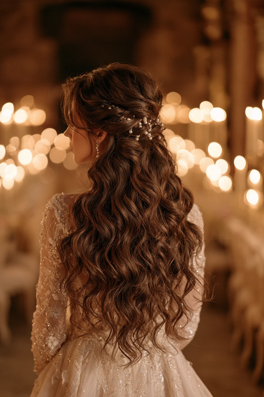 27 Pretty Wedding Hairstyles Half Up Half Down to Inspire Your Bridal Style