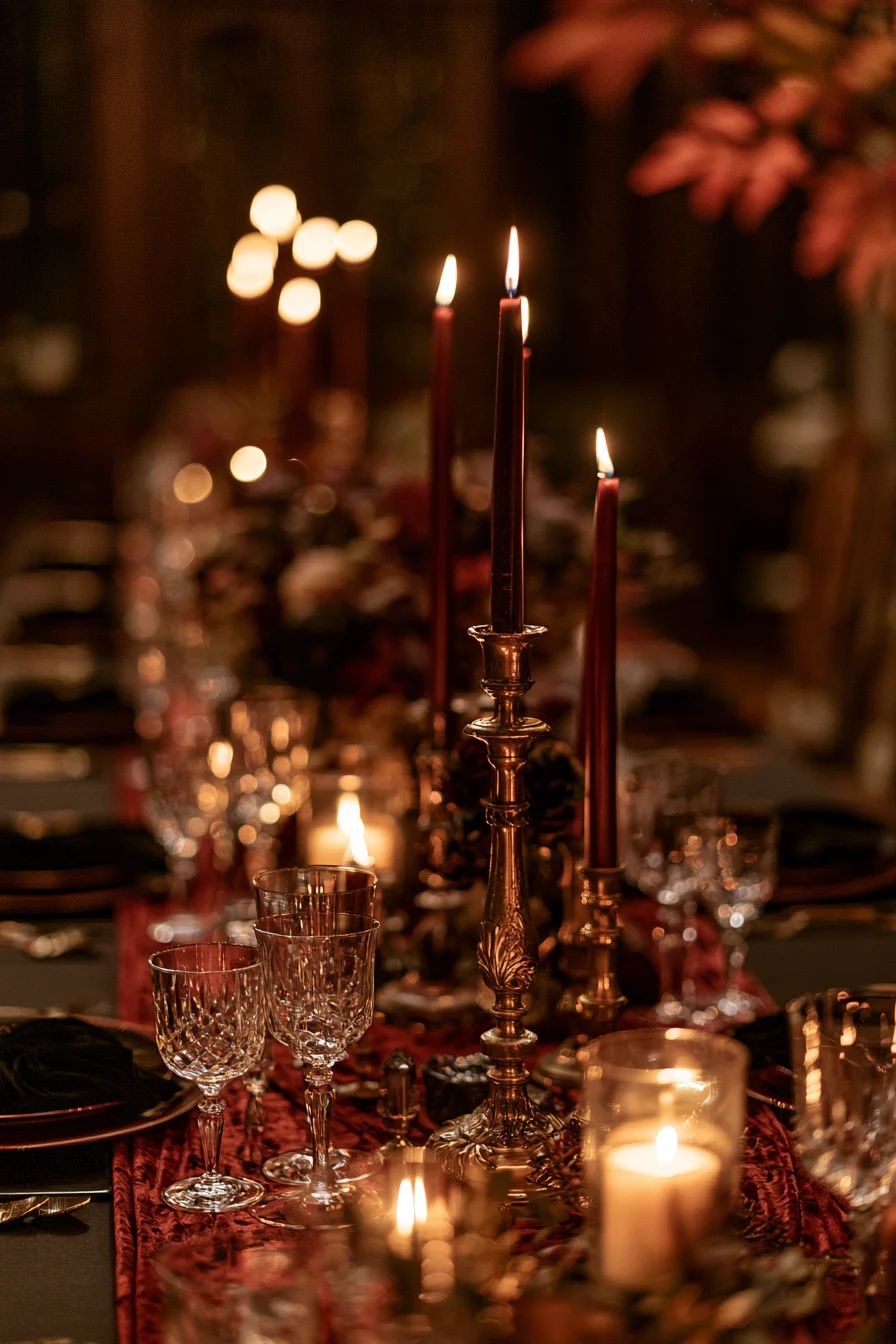 27 Dark and Dreamy Gothic Fall Wedding Ideas to Inspire You