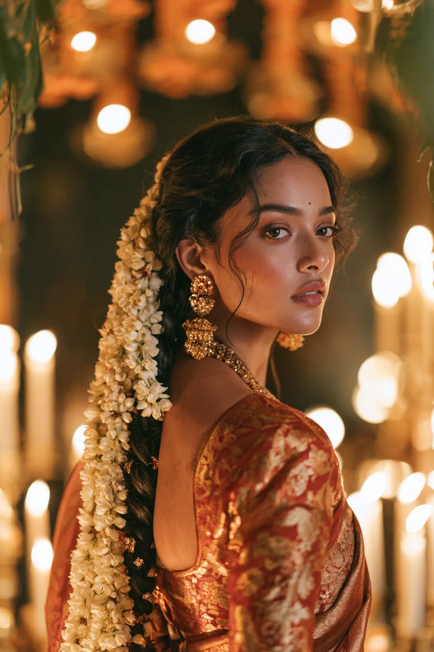 27 Stunning South Indian Wedding Hairstyles for a Beautiful Bridal Look