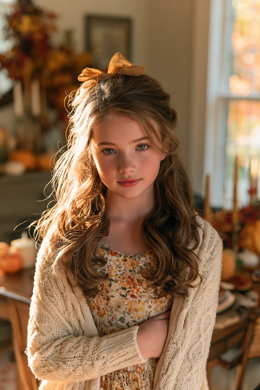 27 Thanksgiving Hairstyles for Kids That Are Cute and Festive