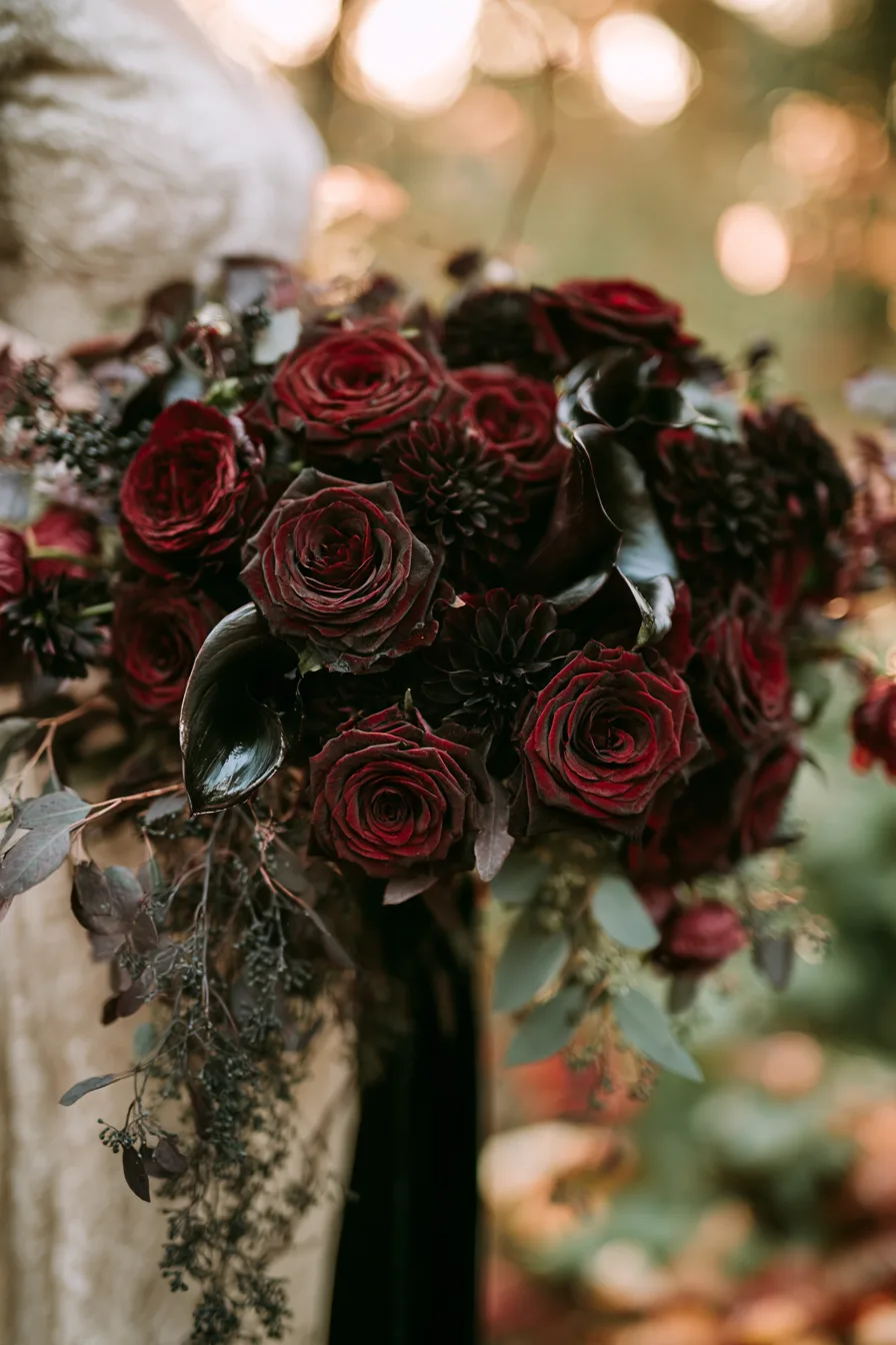 27 Dark and Dreamy Gothic Fall Wedding Ideas to Inspire You