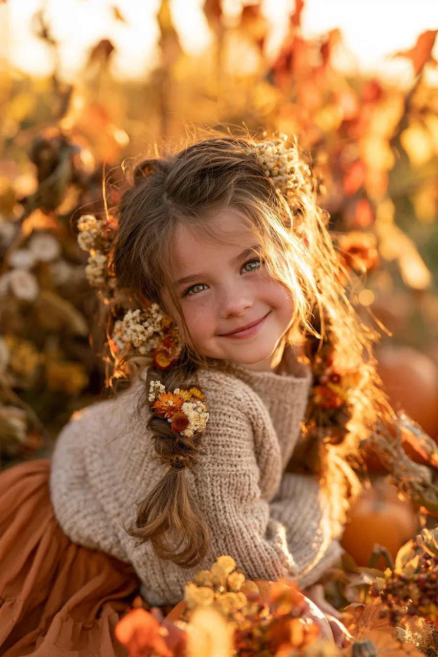 27 Thanksgiving Hairstyles for Kids That Are Cute and Festive
