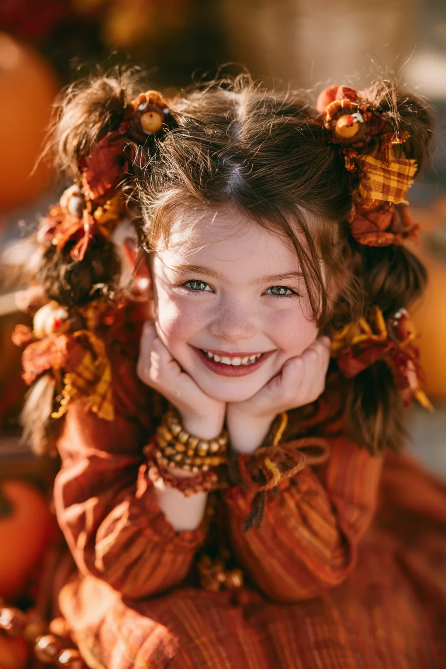 27 Thanksgiving Hairstyles for Kids That Are Cute and Festive