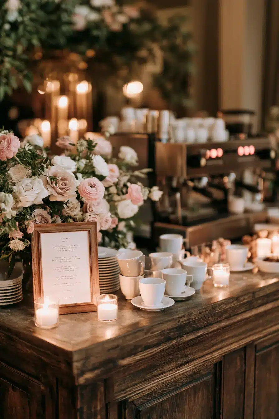 27 Wedding Coffee Bar Ideas for a Dreamy and Elegant Celebration