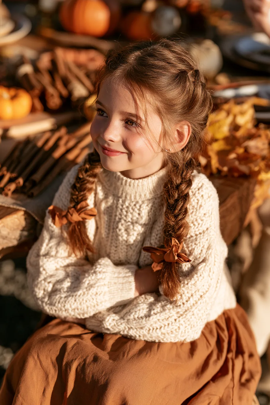 27 Thanksgiving Hairstyles for Kids That Are Cute and Festive