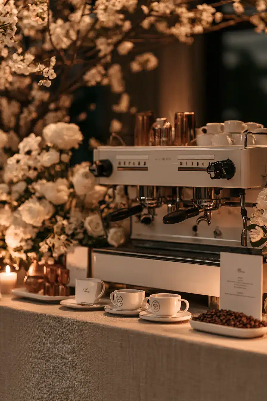 27 Wedding Coffee Bar Ideas for a Dreamy and Elegant Celebration