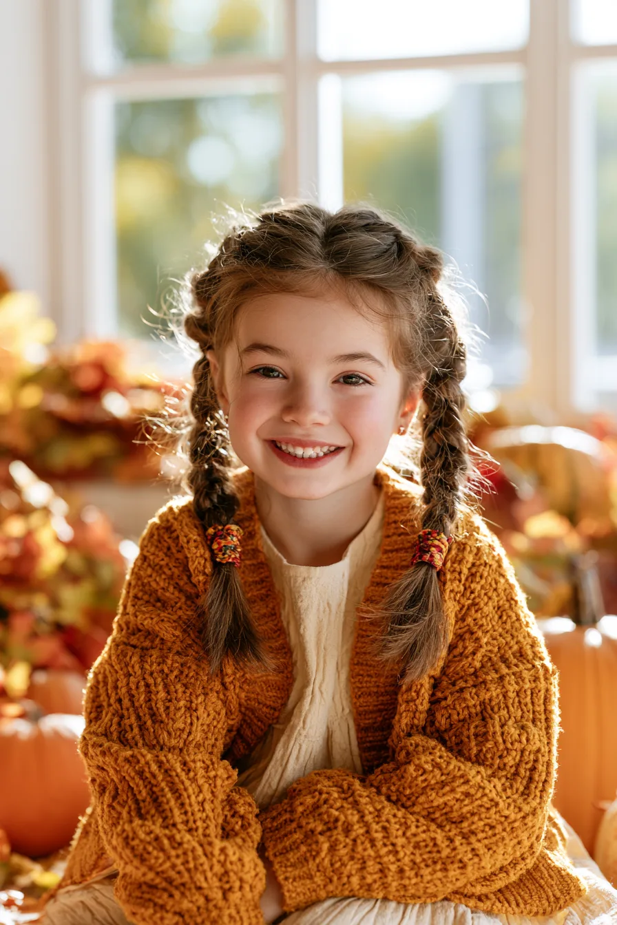 27 Thanksgiving Hairstyles for Kids That Are Cute and Festive