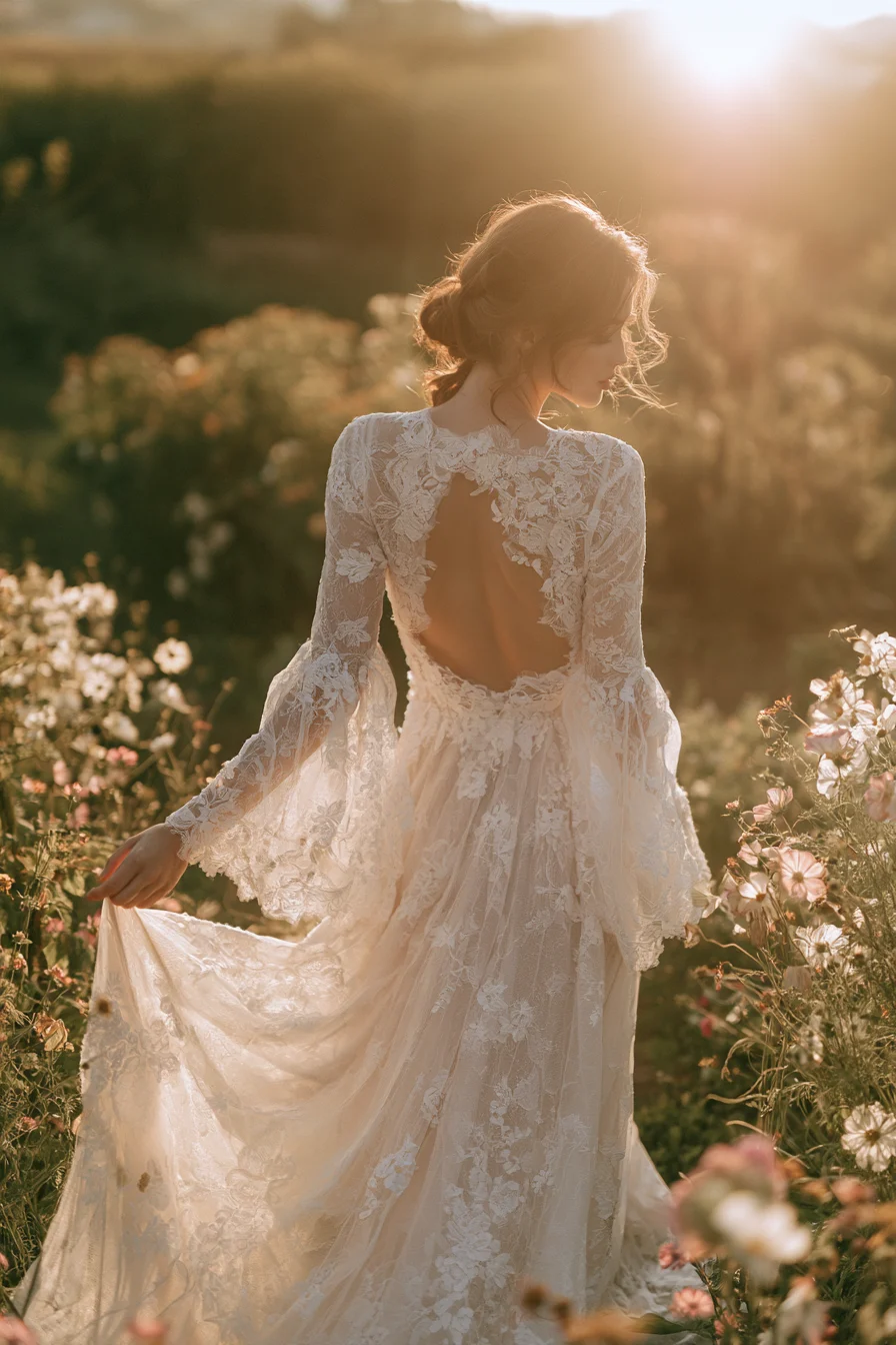 27 Stunning Open Back Wedding Dress Ideas for an Unforgettable Bridal Look