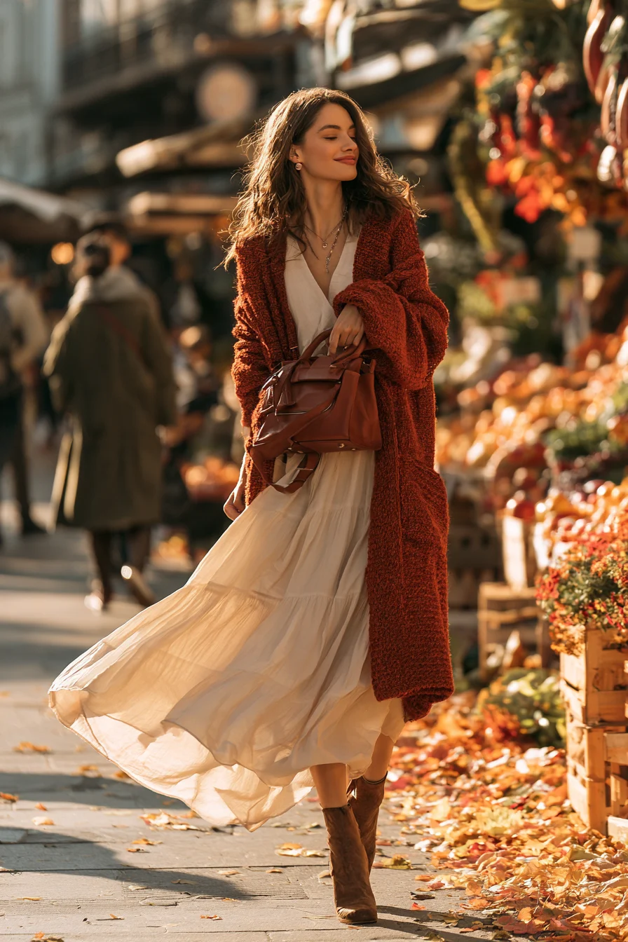 27 Fall Dress Outfit Ideas for a Chic and Cozy Autumn Wardrobe