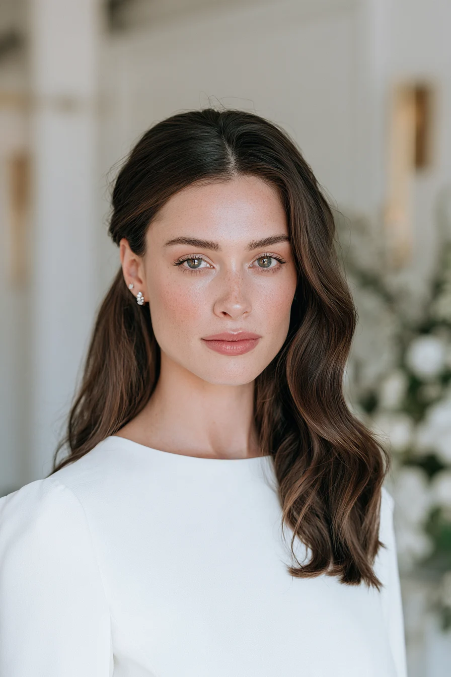 27 Stunning Bridal Hair Half Up Ideas for a Romantic Wedding Look