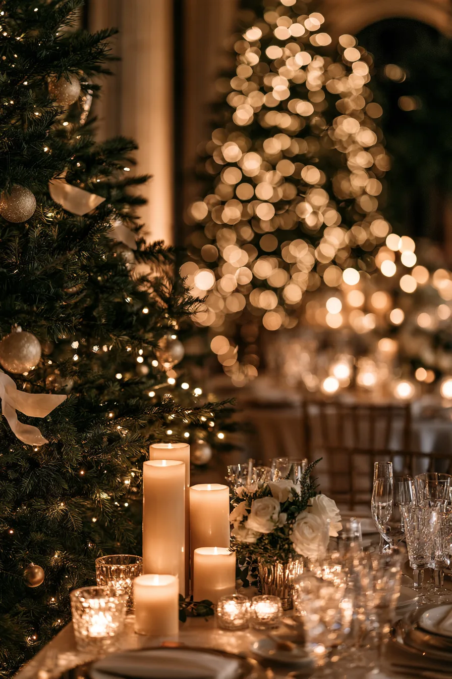 27 Beautiful Wedding Christmas Tree Ideas for a Magical Holiday Wedding