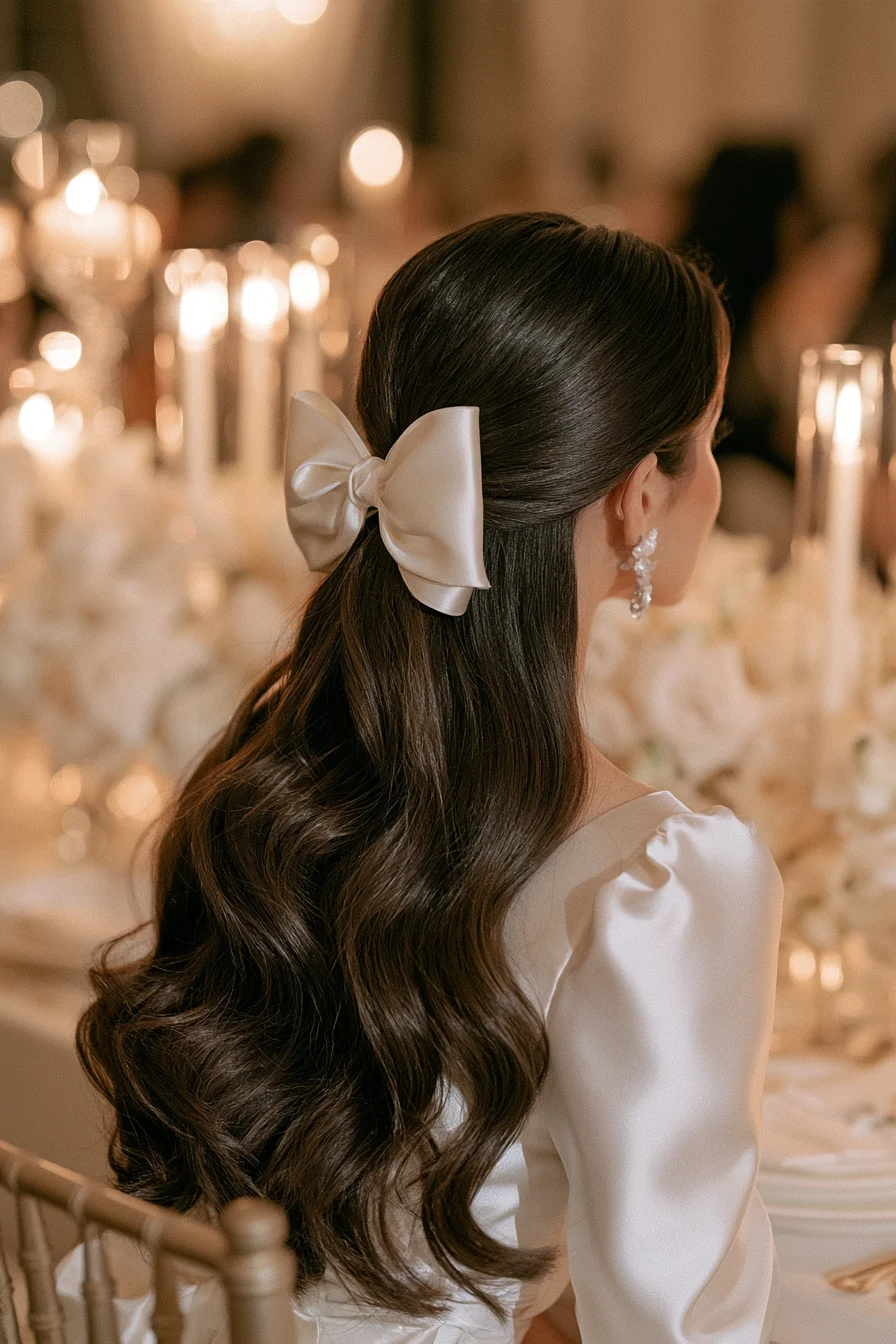 27 Stunning Bridal Hair Half Up Ideas for a Romantic Wedding Look